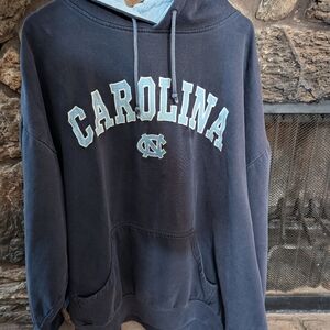 Rare Original Vintage Russell Team Issue UNC Tarheels Hoodie SZ 5XL Embroidered